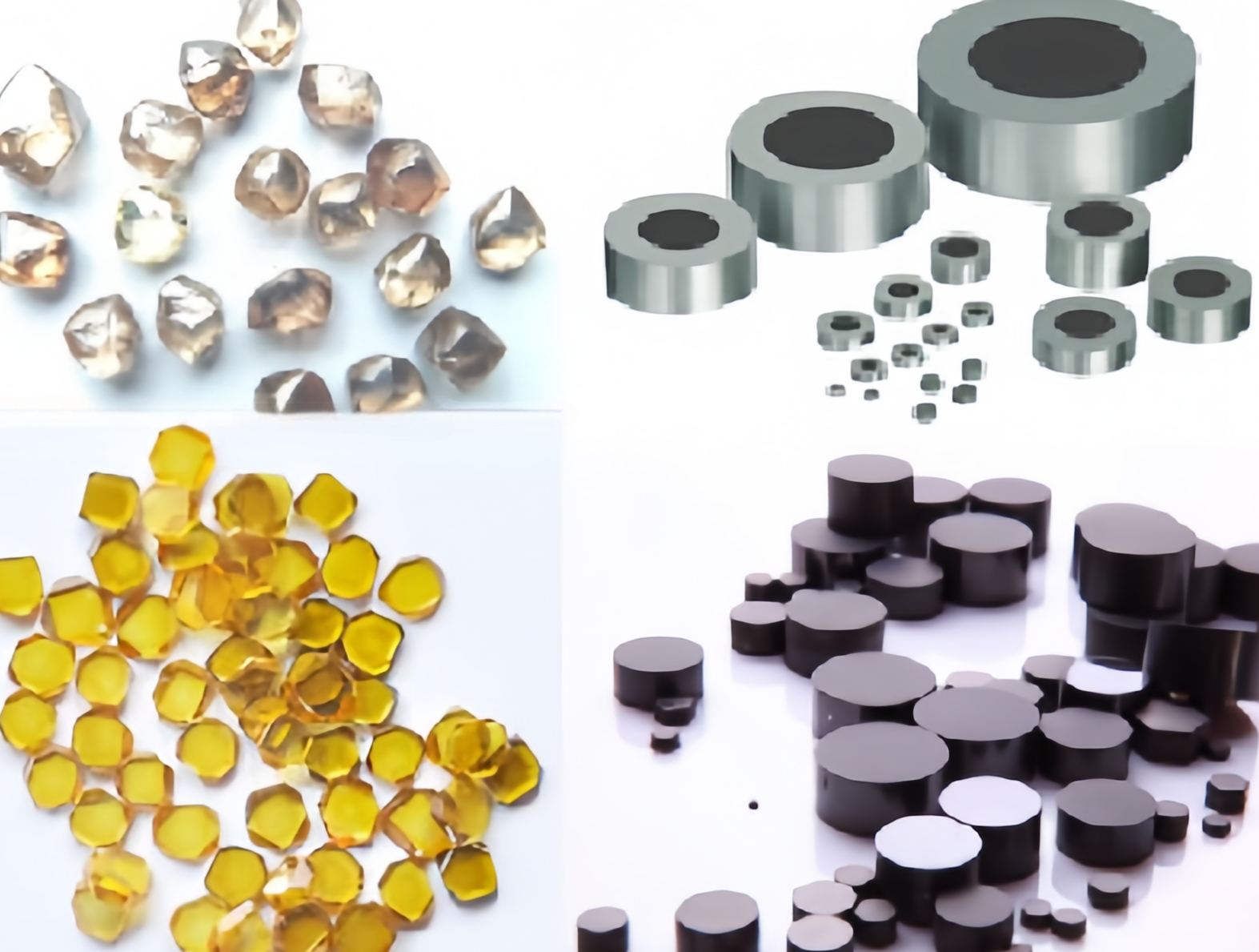 Raw materials for wire drawing dies